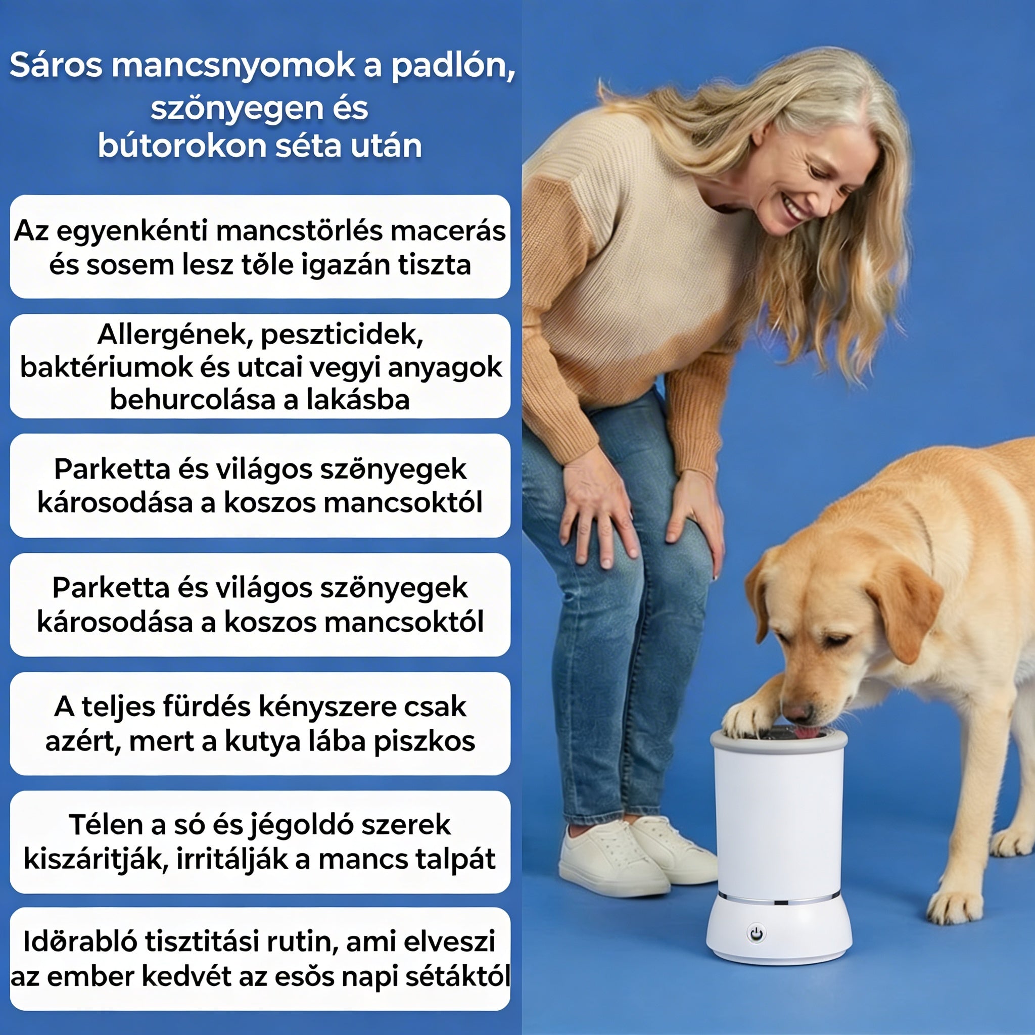 Óvd meg kutyádat a baktériumoktól és mancsfertőzésektől a Mirathelle™-el